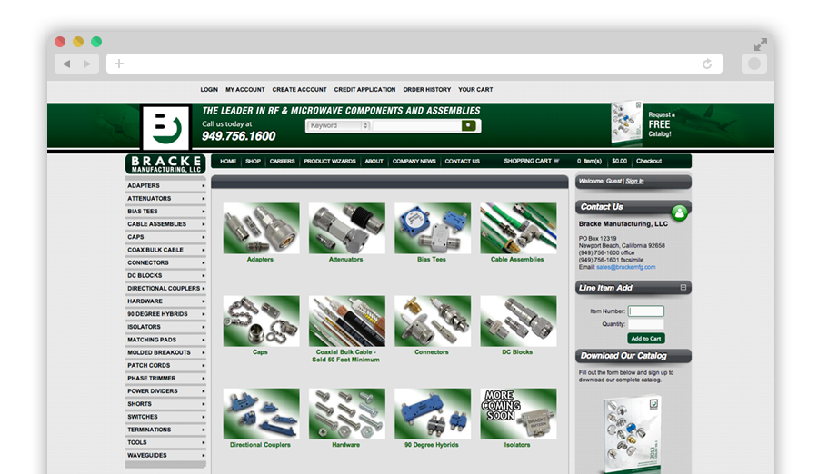 Bracke Manufacturing Company Website